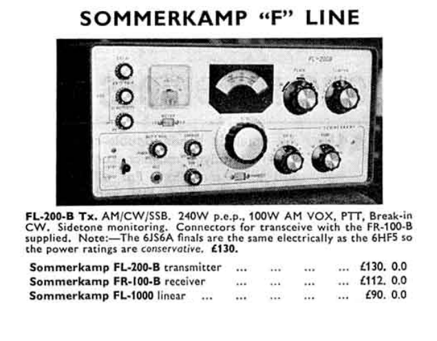 Werbung aus UK FRFL-100B