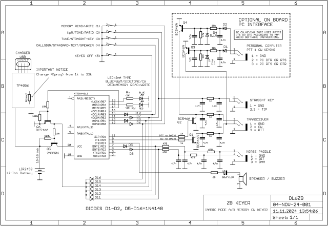 ZB-KEYER SCHEMATIC