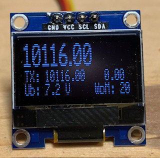 SSD1306 OLED display